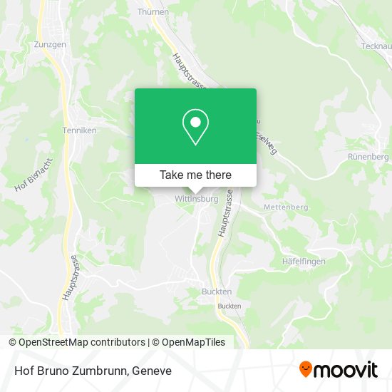 Hof Bruno Zumbrunn map