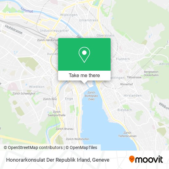 Honorarkonsulat Der Republik Irland map