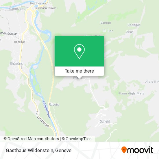 Gasthaus Wildenstein map