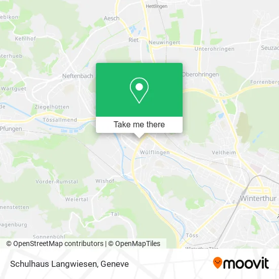 Schulhaus Langwiesen map