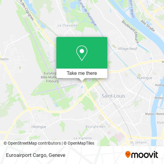 Euroairport Cargo map