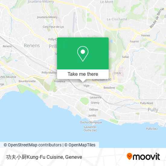 功夫小厨Kung-Fu Cuisine map