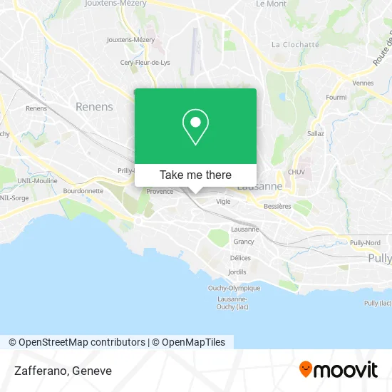 Zafferano map
