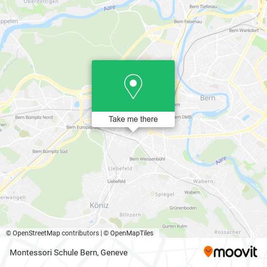 Montessori Schule Bern Karte