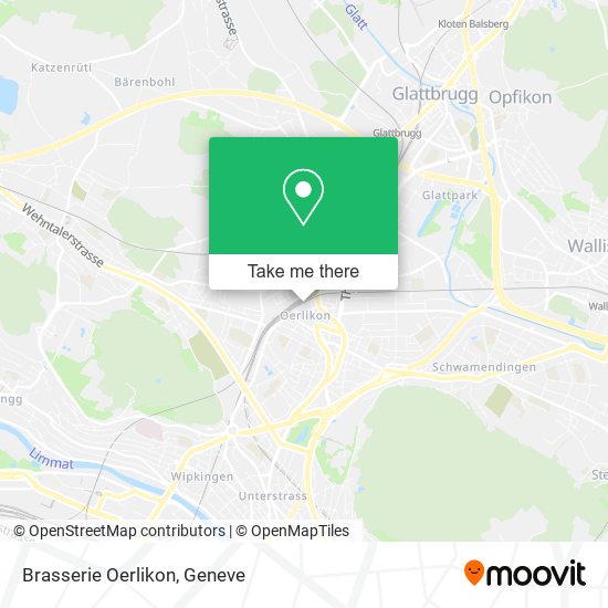 Brasserie Oerlikon map