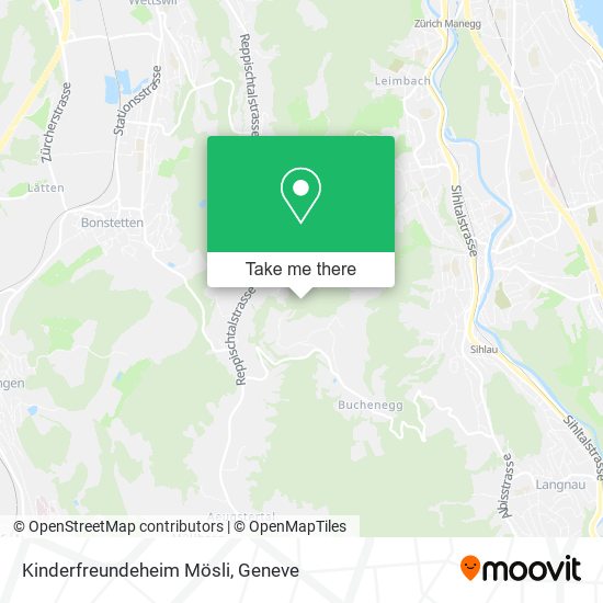 Kinderfreundeheim Mösli map