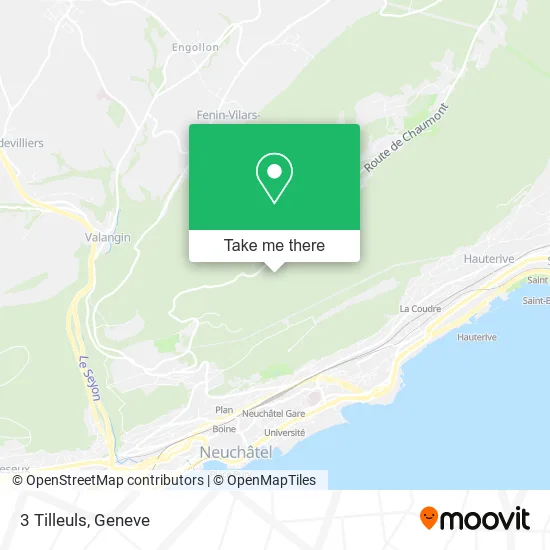 3 Tilleuls map