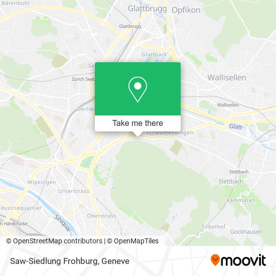 Saw-Siedlung Frohburg map