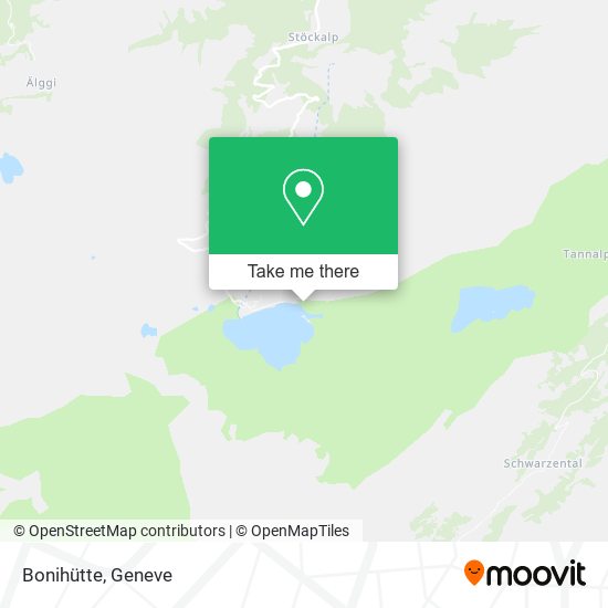 Bonihütte map