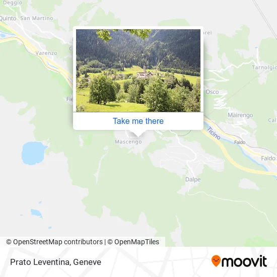 Prato Leventina map
