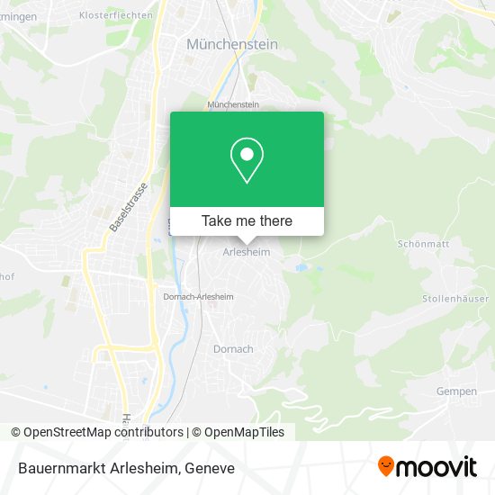 Bauernmarkt Arlesheim map