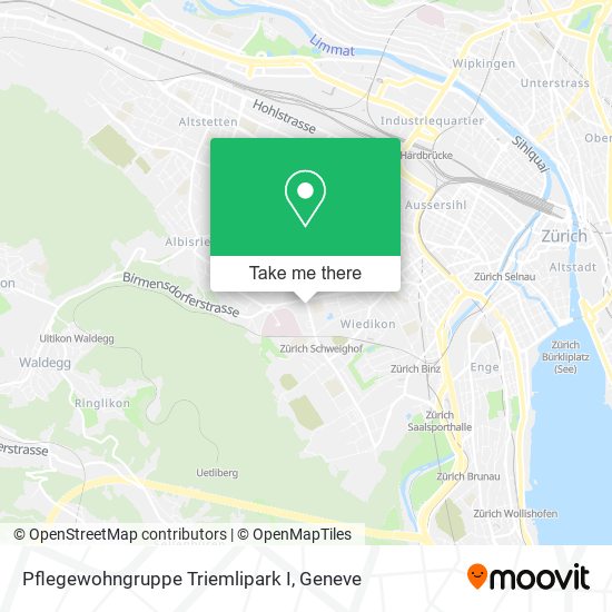 Pflegewohngruppe Triemlipark I map
