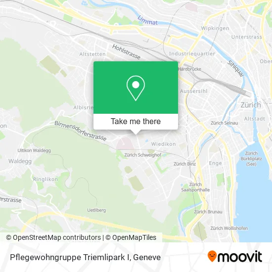 Pflegewohngruppe Triemlipark I map
