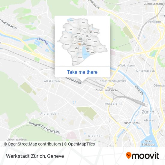 Werkstadt Zürich map