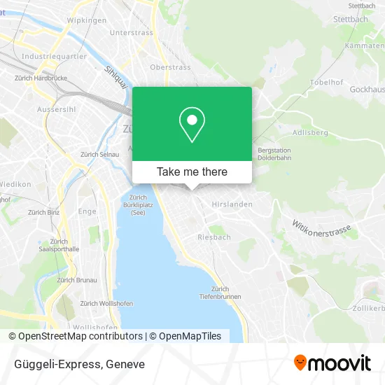 Güggeli-Express map