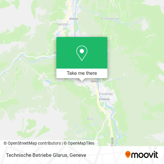 Technische Betriebe Glarus map