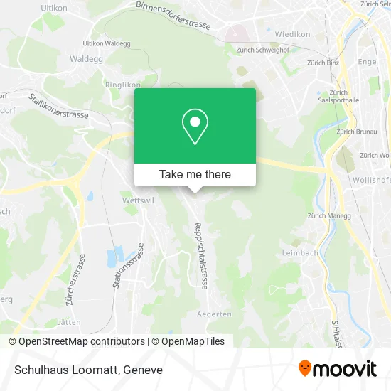 Schulhaus Loomatt map