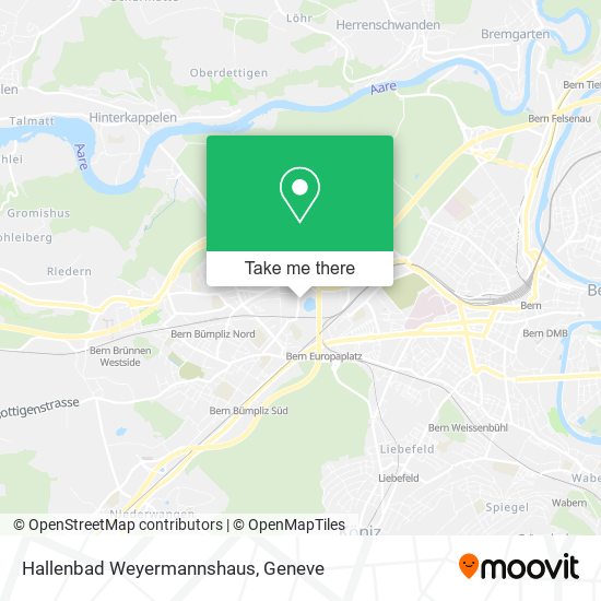 Hallenbad Weyermannshaus map