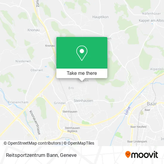 Reitsportzentrum Bann map