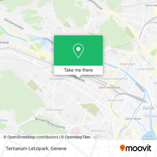 Tertianum Letzipark map