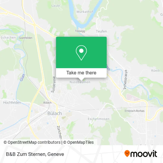 B&B Zum Sternen map