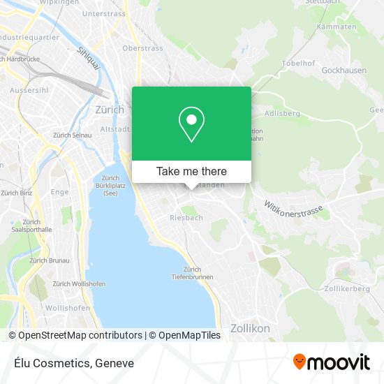 Élu Cosmetics map