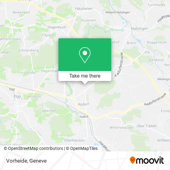 Vorheide map