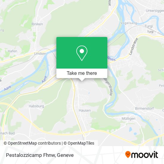 Pestalozzicamp Fhnw map