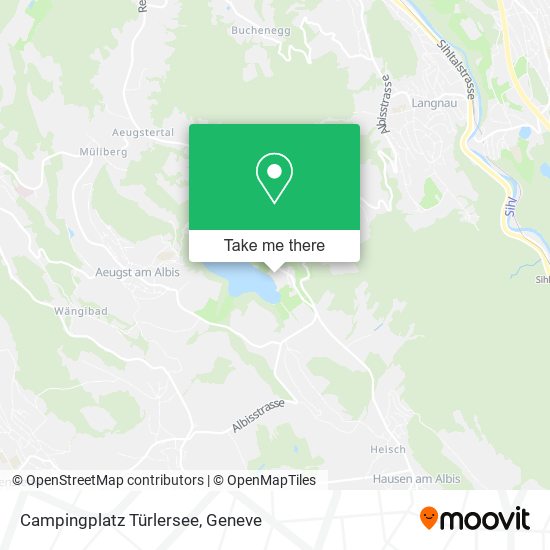 Campingplatz Türlersee map