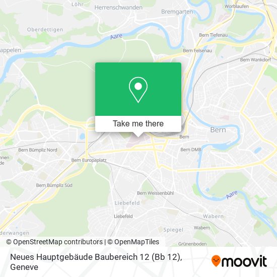 Neues Hauptgebäude Baubereich 12 (Bb 12) map