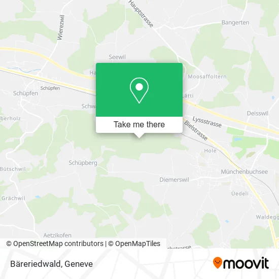 Bäreriedwald map