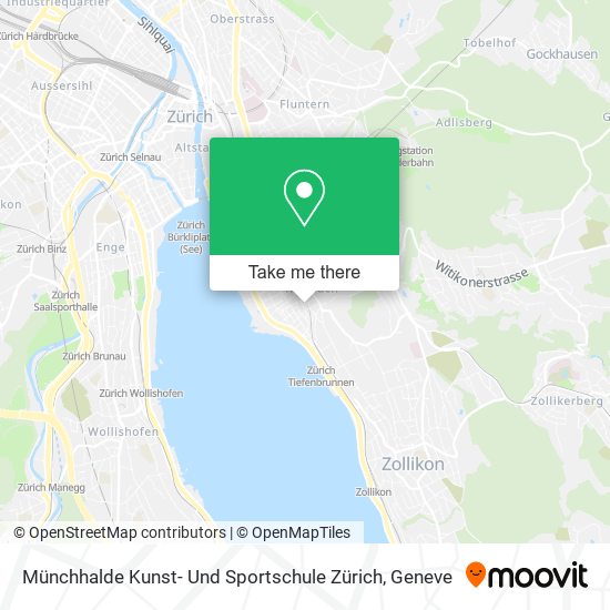 Münchhalde Kunst- Und Sportschule Zürich plan