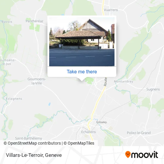 Villars-Le-Terroir map