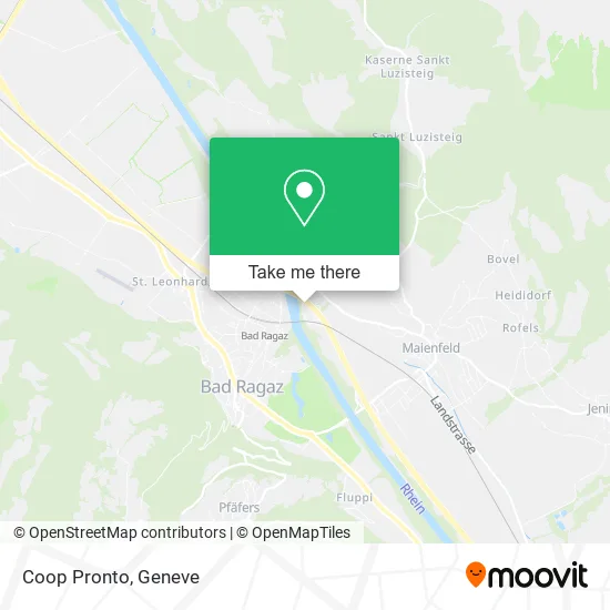 Coop Pronto map