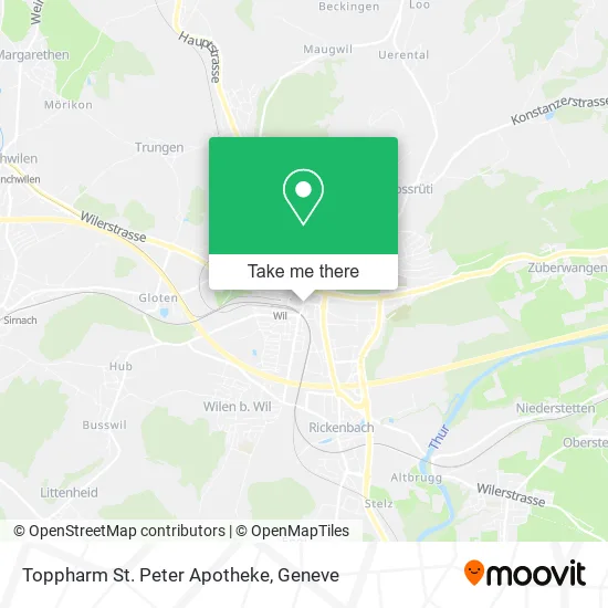 Toppharm St. Peter Apotheke map