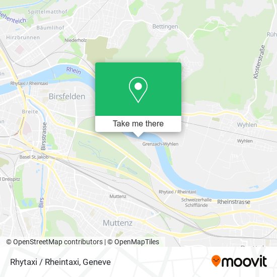 Rhytaxi / Rheintaxi map