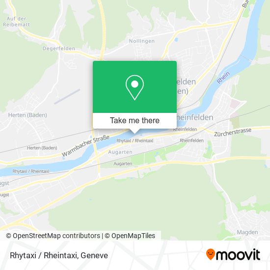 Rhytaxi / Rheintaxi map