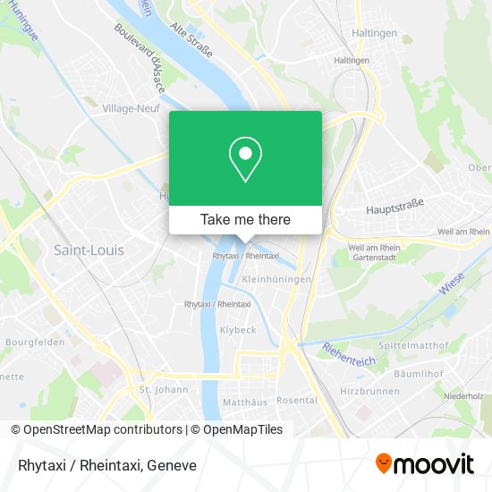 Rhytaxi / Rheintaxi map