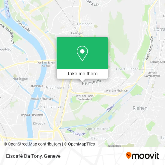 Eiscafé Da Tony map