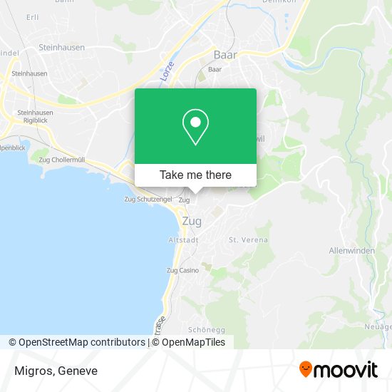 Migros map