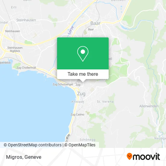 Migros map