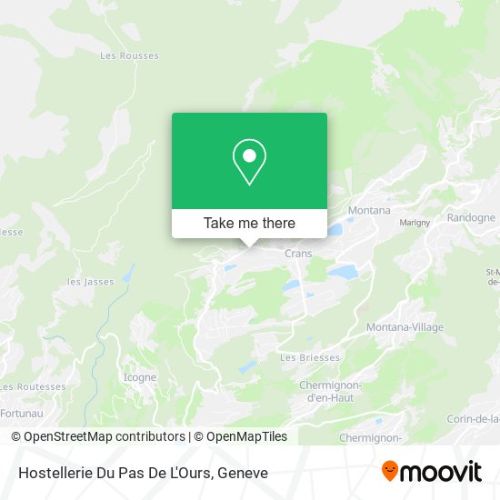 Hostellerie Du Pas De L'Ours map