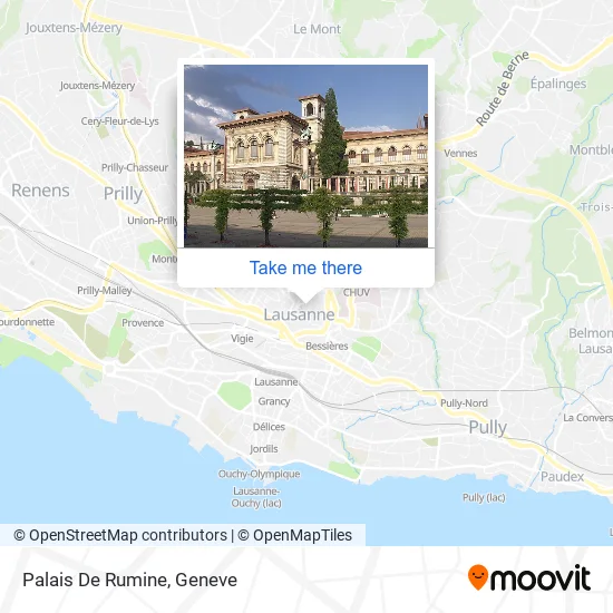 Palais De Rumine map