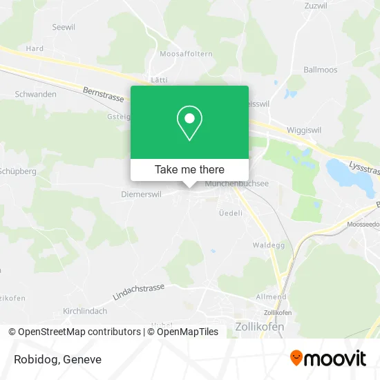 Robidog map