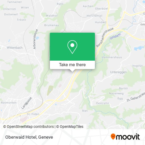 Oberwaid Hotel map