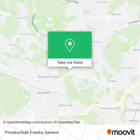 Privatschule Eventa map