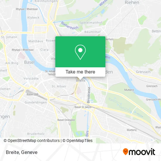 Breite map