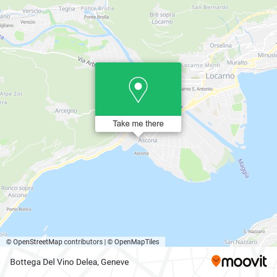 Bottega Del Vino Delea map