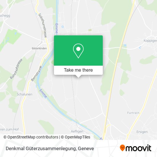 Denkmal Güterzusammenlegung map