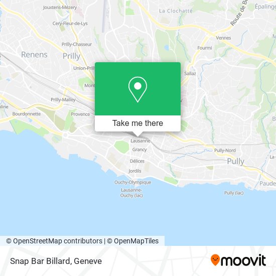 Snap Bar Billard map